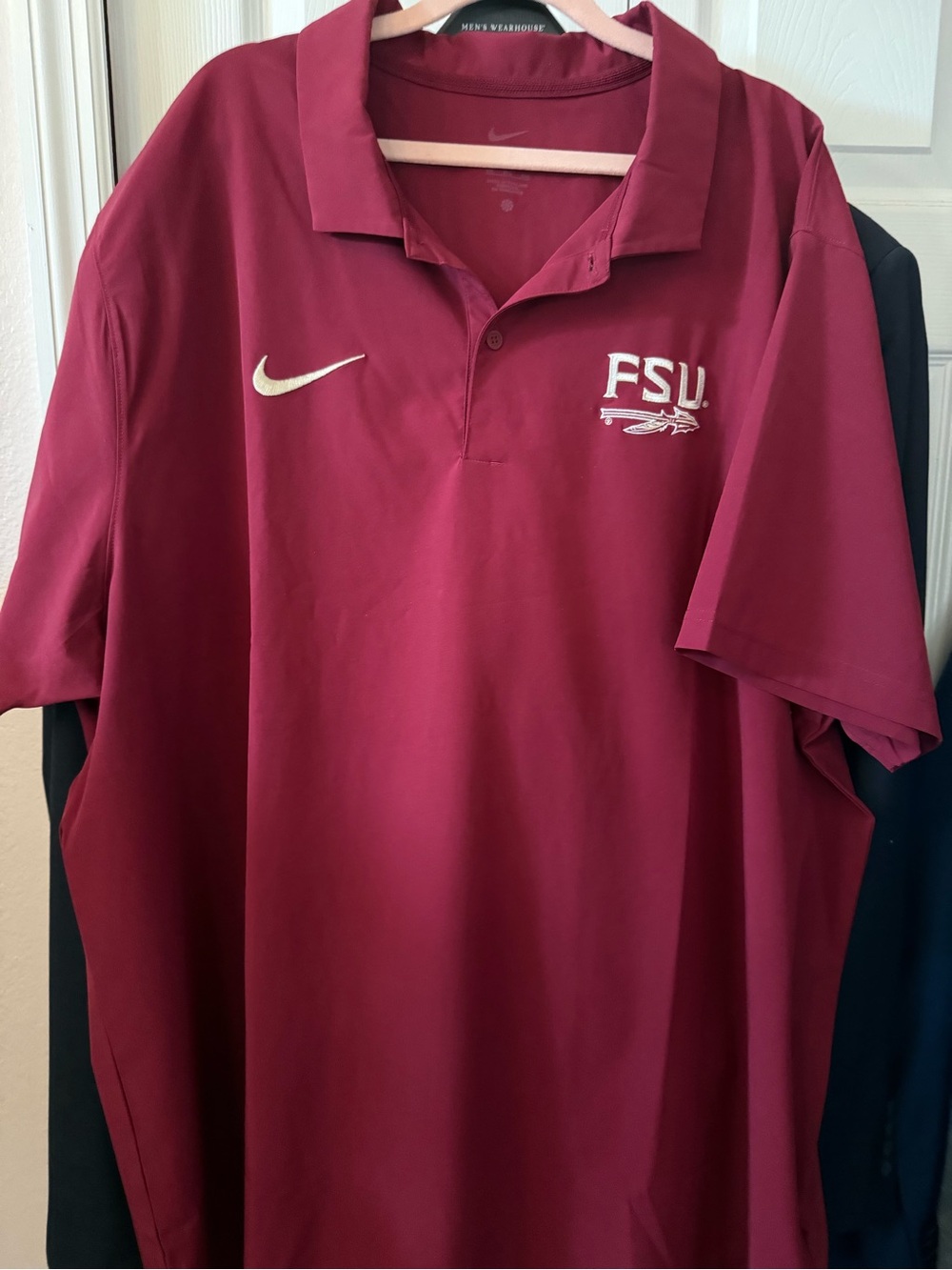 Nike Maroon FSU Men's Polo Shirt